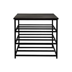 Банкетка Twinsann 4 полки 60 см черный - фото