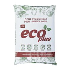 Торфяной субстрат Eco Plus для рассады 10 л - фото