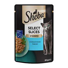 Корм для кошек Sheba Select Slices с океанической рыбой в соусе 85 г - фото