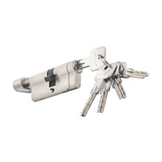 Цилиндр Paladii SP N ПЦ183 SN T 35*55 90 мм с воротком 5 ключей сатин - фото