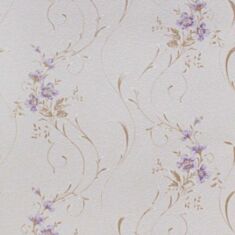 Виниловые обои Lanita Рико декор ВКV 4-1221 серо-бежевые - фото