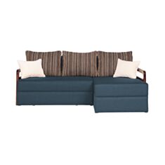 Диван угловой Тамми Б сизый - фото