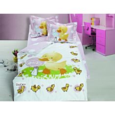 Комплект постільної білизни для новонароджених ARYA Ducky 100*150 - фото