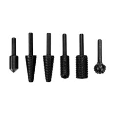 Набор фрез по металлу и дереву YATO YT-61712 для дрели 6-15*6 мм 6 шт - фото