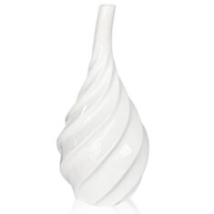 Ваза Eterna 0009 16*16*34,5 см біла - фото