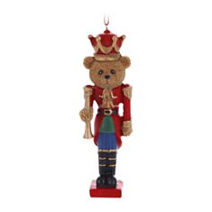 Елочная игрушка Мишка-солдатик BonaDi 837-237 15 см - фото