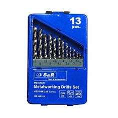 Набор сверл по металлу S&R Meister 108849013 13 шт - фото