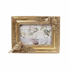 Фоторамка BonaDi 450-107 пташки 17*24 см зістарене золото - фото
