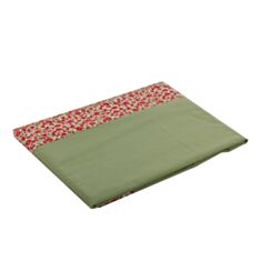 Скатертина ВК042 160*220 зелена з кантом - фото