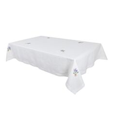 Скатертина Limaso Вишивана лаванда LVV02-180 140*180 см - фото