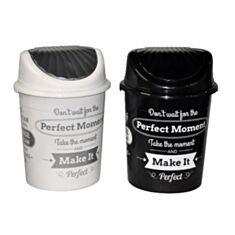 Відро для сміття Bursev Perfect №1 4148 01 4 л сірий - фото