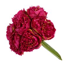 Декоративный букет пионов Elisey 0116JH 30 см 7 шт - фото