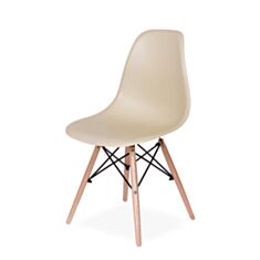 Стілець обідній пластмасовий AC-016W бежевий - фото