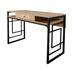 Стіл робочий Метал-Дизайн Квадро дуб античний/чорний - фото