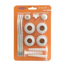 Комплект універсальний для радіаторів HT416 1/2*1 - фото