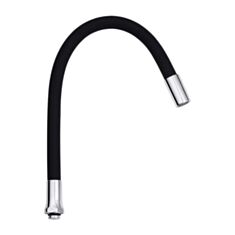 Вилив для змішувача гнучкий Kroner KRM-C802RSS чорний - фото