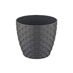 Горщик Serinova Kapadokya №1 101102KAP 11*11*9,8 см антрацит - фото