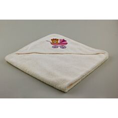 Рушник дитячий Ведмедик 125407 А 75*75 кремовий - фото