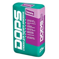 Стяжка для пола армированная Полипласт DOPS Basis 25 кг - фото