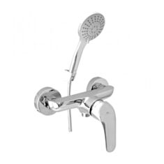 Смеситель для душа Rubineta Lima-12/K LI20K08 с лейкой и шлангом - фото