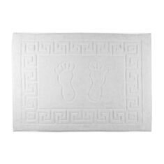 Килимок для ніг махровий Home Line 125401 Ніжки 50*70 білий - фото