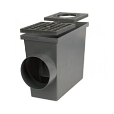 Дощоприймач для ринв ZMM Maxpol 1803 з решіткою пластиковий - фото