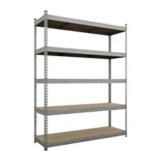 Стеллаж Меткас Титан 4 полки цинк - фото