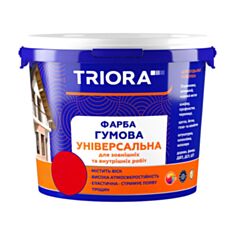 Краска резиновая универсальная TRIORA 183 RAL 3020 красная 3,5 кг - фото