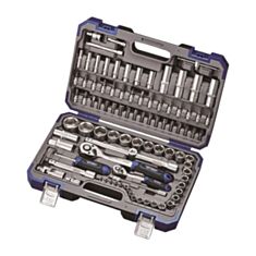 Набір інструментів професійний Haisser Black 70254 1/2", 1/4" 94 шт - фото