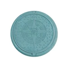 Люк каналізаційний садовий Воюс Україна 1,5 т зелений - фото