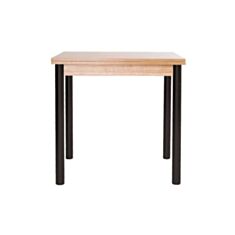 Стіл розкладний KAJA Ext Black H25 береза 60*80 - фото
