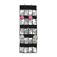 Органайзер подвесной для хранения Idea Home Anthracite Flowers NP-132 44*135 см - фото