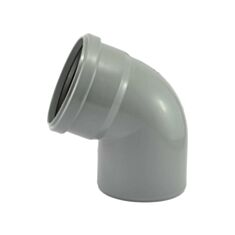 Коліно каналізаційне Інсталпласт внутрішнє 67° 50 мм - фото