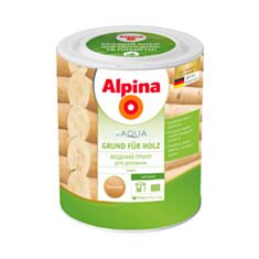 Ґрунтівка універсальна Alpina Grund fur Holz прозора матова 0,75 л - фото