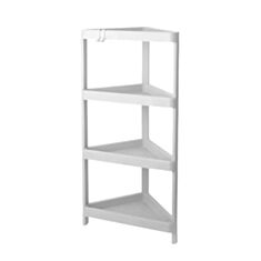 Полиця для ванни кутова Алеана 127061 біла  - фото