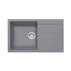 Кухонная мойка Милана 11 78*50 см светло-серая - фото
