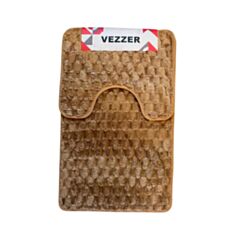 Набор ковриков для ванной и туалета Vezzer VZ0198B бежевый - фото
