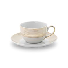 Чашка в комплекті з блюдцем Cmielow Ivonne E524 0,25 л - фото