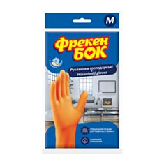 Перчатки универсальные Фрекен Бок M оранжевые - фото