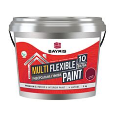 Краска резиновая универсальная Bayris Multi Flexible Paint Ral 7024 графитовая 5 кг - фото