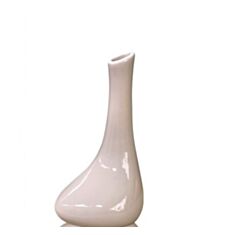 Ваза ETERNA SC1307-22 бежевая 15*9*22 см - фото