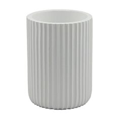 Стакан для зубних щіток Trento Paint Bianco білий - фото