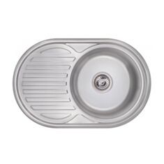 Кухонная мойка Lidz 7750 Polish 0,6 мм 77*50 см полированная - фото