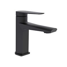 Змішувач для умивальника Aqua Rodos Valencia 02 Black Matte	 - фото