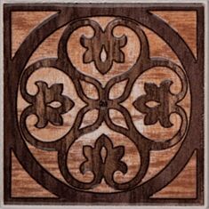 Декор Атем Katar Crema 1 10*10 см - фото