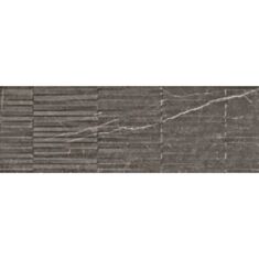 Плитка для стін Baldocer Shetland Dark Warna Rec 33,3*100 см коричнева - фото