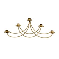 Підсвічник металевий BonaDi Гармонія TY1-218 на 5 свічок 55 см - фото