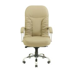 Крісло для керівників Richman Буфорд хром бежеве - фото