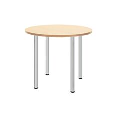 Стіл обідній KAJA alu D90 бук - фото