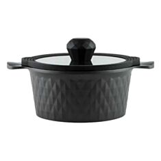 Каструля з кришкою Pepper Black Ice PR-6001 16 см 1,5 л - фото